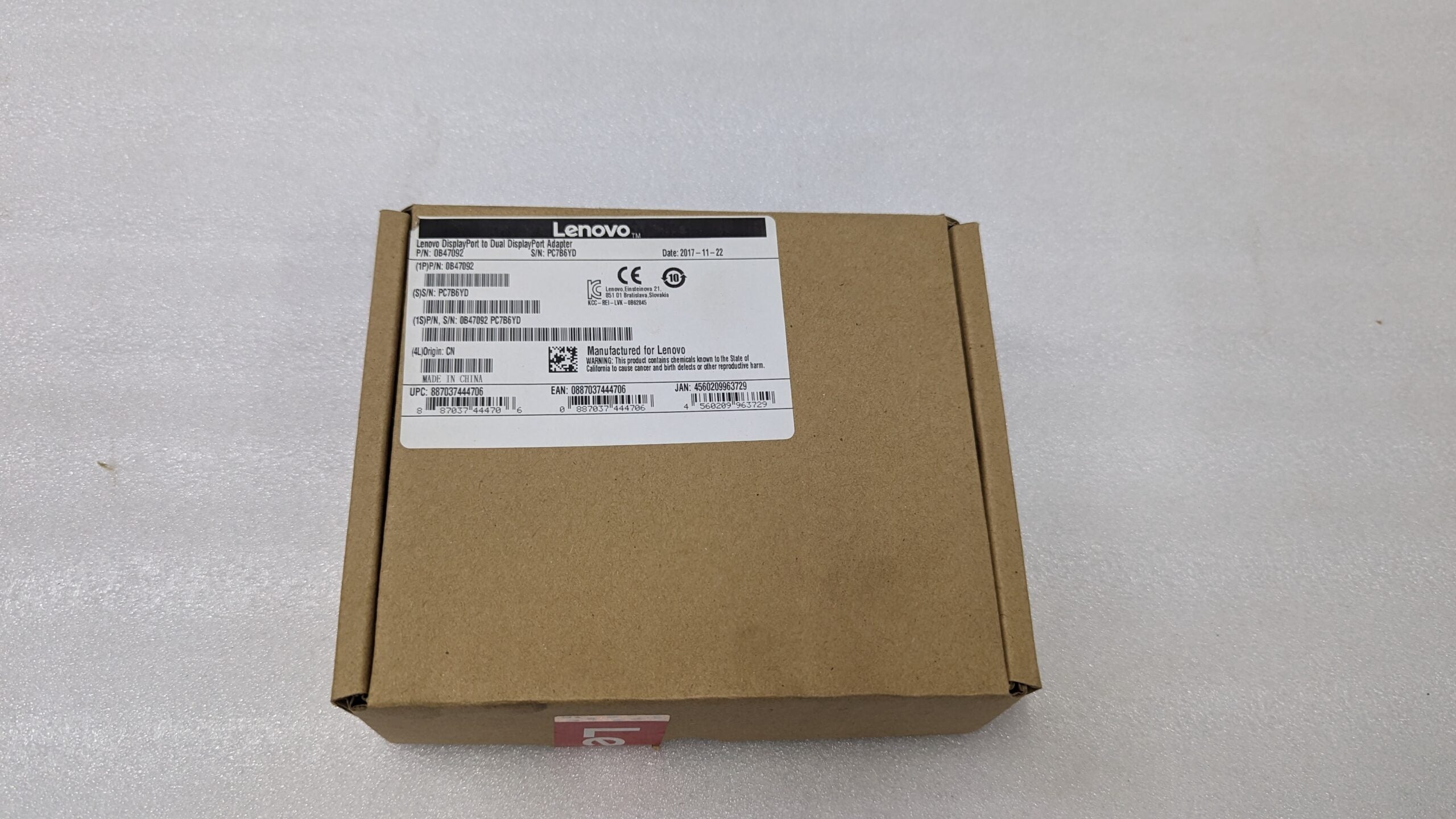 Lenovo Mini DisplayPort to DisplayPort Cable