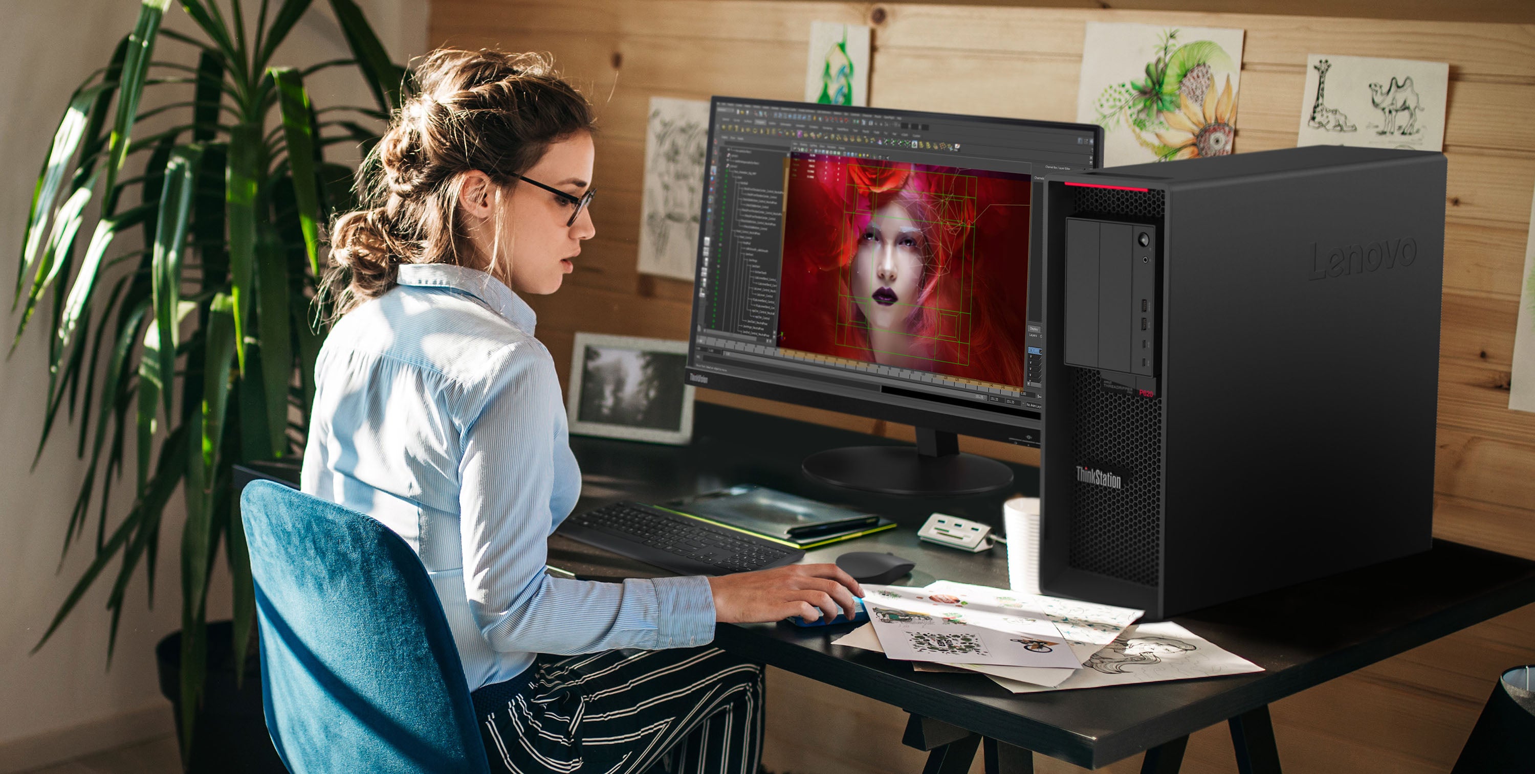 ThinkStation P620 - AMD Ryzen™ PRO 5965WX (3.80GHz