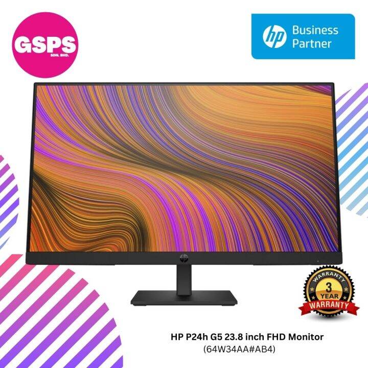 HP P24H G5 FHD 23.8In Monitor - 23.8Inch, 23.8Inch
