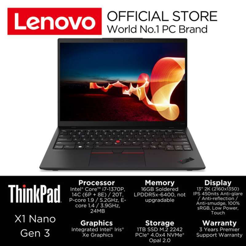 ThinkPad X1 Nano - 1", 16GB, 512GB SSD