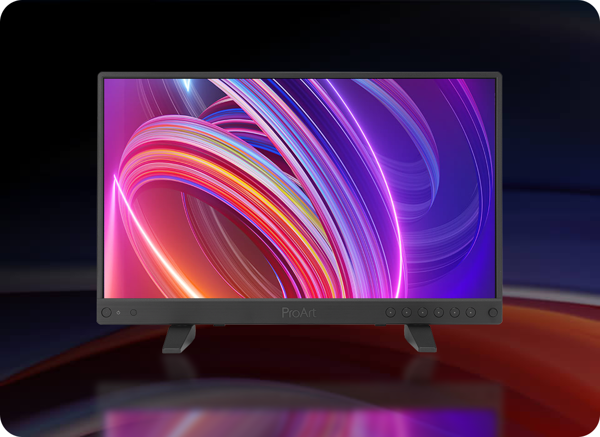 ASUS ProArt Display 15.6 4K HDR SDI Professional Monitor (PA16USV) - UHD (3840 x 2160), IPS, HDR, 10, 100% sRGB/Rec.709, Eless than2, Calman Verified, 12G, SDI, HDMI, USB