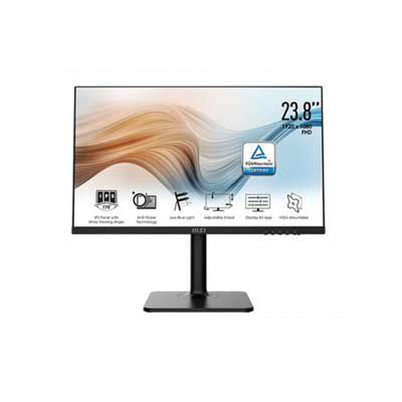 MSI 24Inch WHITE IPS FHD 16:9 100HZ HDMI 1.4 USB-C TILT SWIVEL HEIGHT PIVOT SPEAKERS