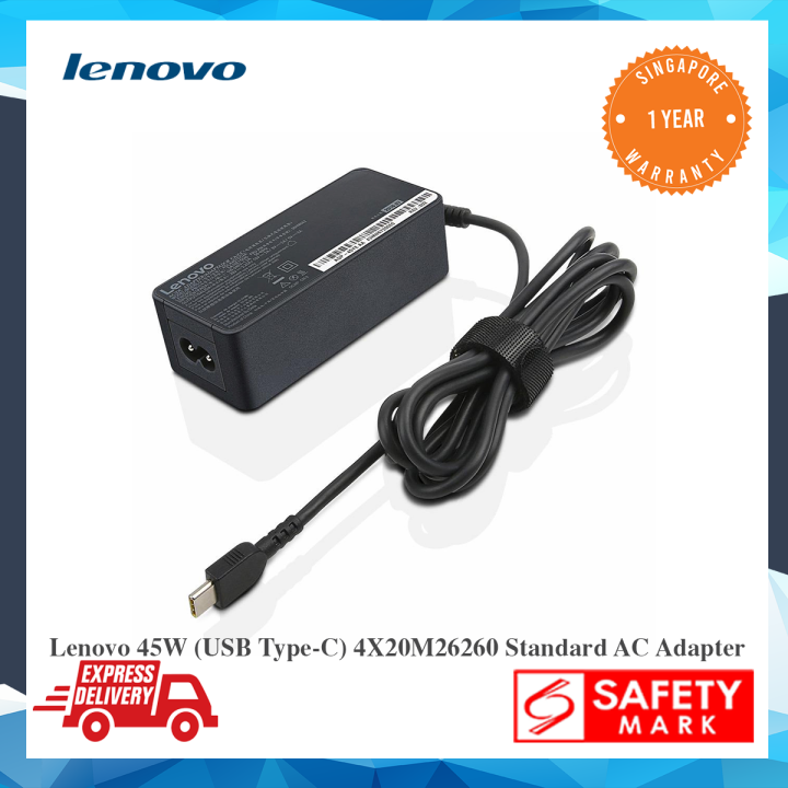 Lenovo 45W Standard AC Adapter (USB Type-C)- US/Can/Mex