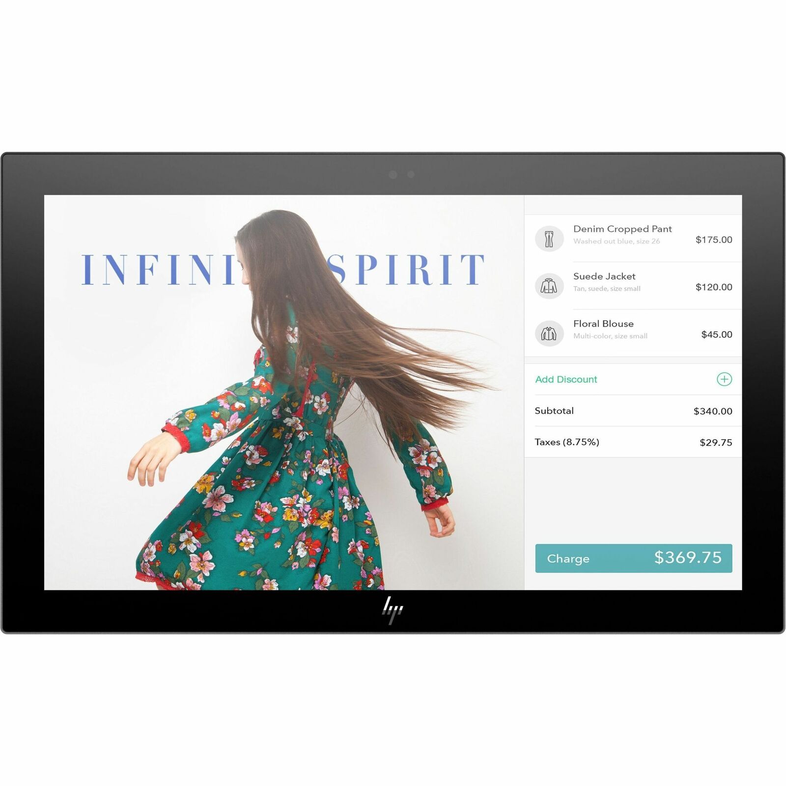 HP Engage 14 FHD No Stand+No VESA Monitor - 14Inch