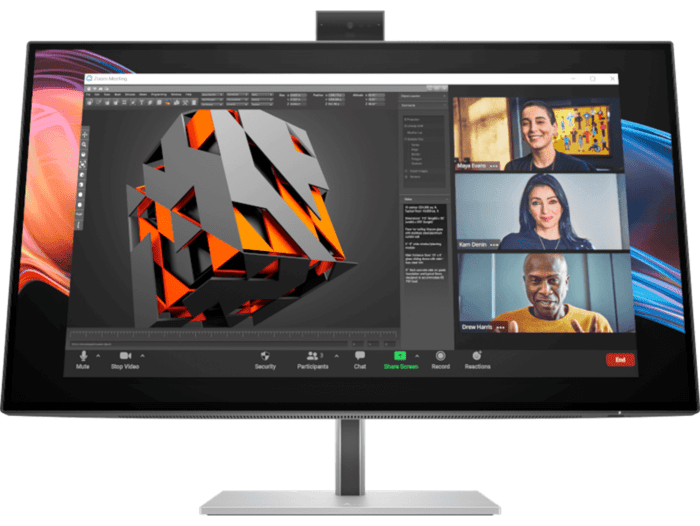 HP Series 7 Pro 727pm 27Inch Conferencing Monitor 4K / 3840 x 2160 IPS Panel/ TB4 100W PD/ Daisy Chain/Height Swivel Tilt Adj/ - 400 nits, 0.15 x 0.15, 2000:1