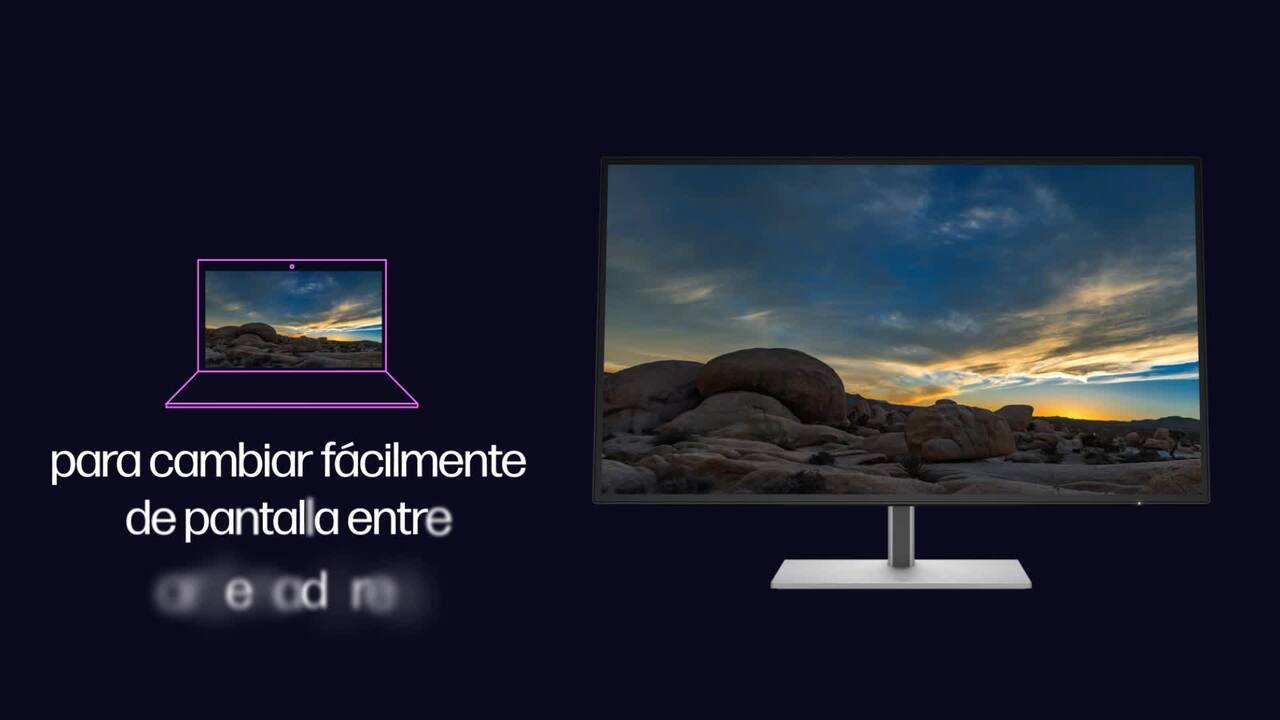 HP Series 7 Pro 727pm 27Inch Conferencing Monitor 4K / 3840 x 2160 IPS Panel/ TB4 100W PD/ Daisy Chain/Height Swivel Tilt Adj/ - 400 nits, 0.15 x 0.15, 2000:1