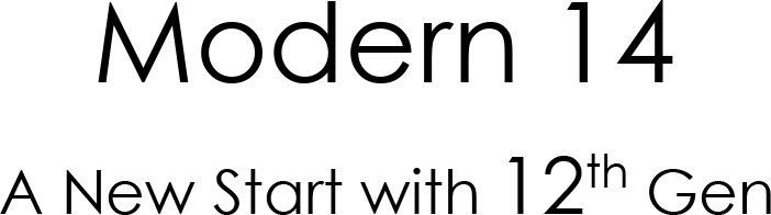 MSI Modern 14 - 3.3GHz, 8GB