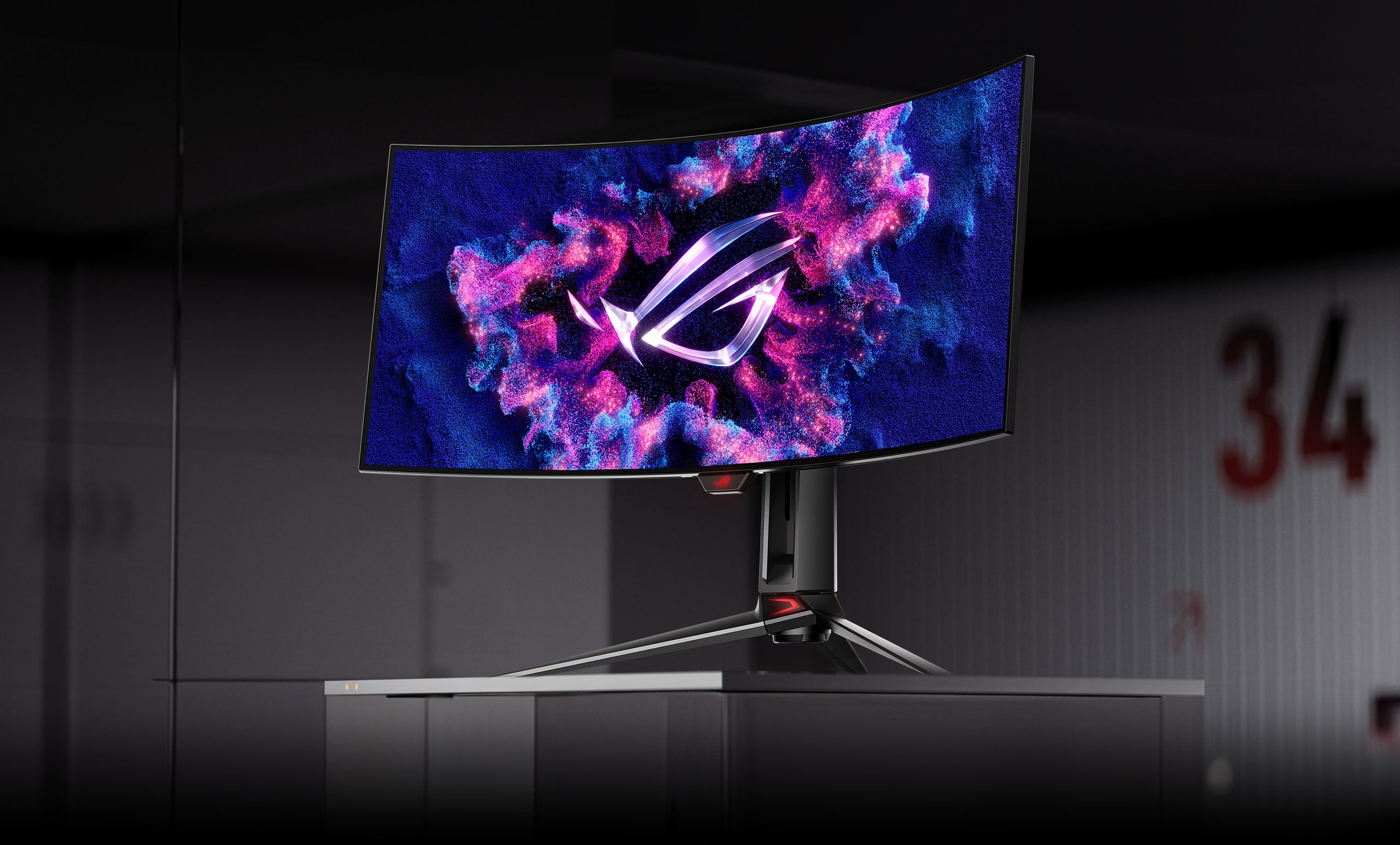 ASUS ROG SWIFT 34Inch OLED ULTRAWIDE 800R CURVED GAMING MONITOR (PG34WCDM) 21:9 (3440 X 1440)