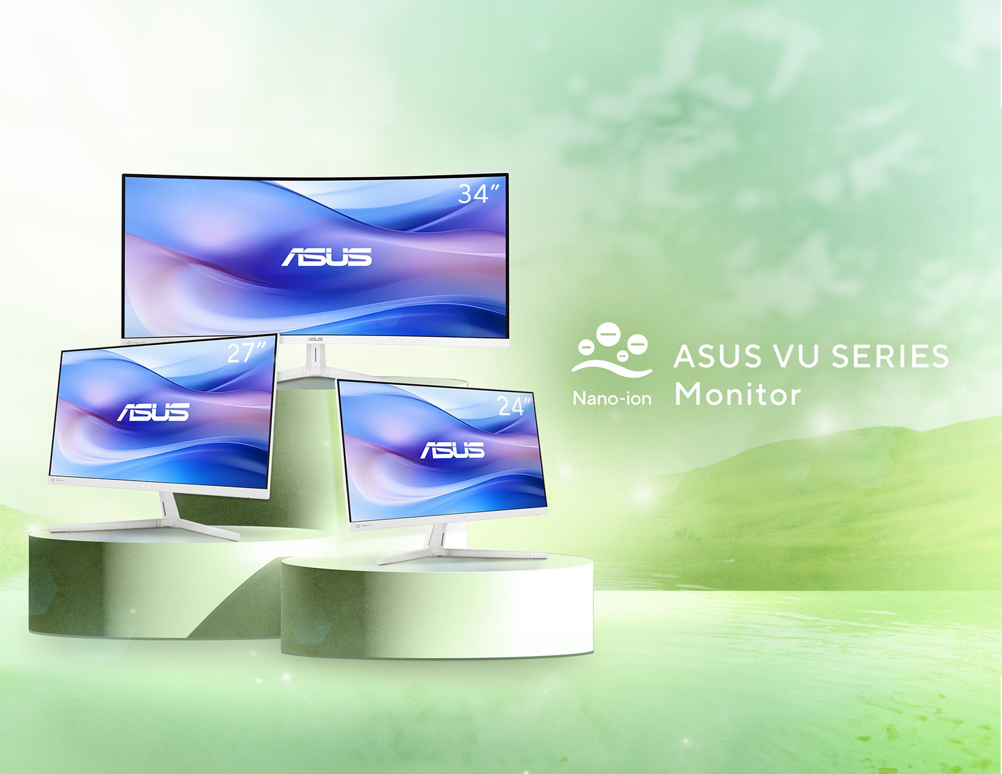 ASUS 24Inch(23.8Inch viewable) 1080P Eye Care Monitor (VU249HFI - Full HD, IPS, 100Hz, SmoothMotion, Adaptive Sync, Nano