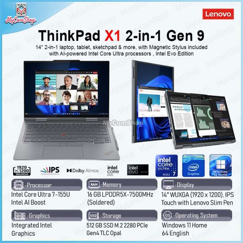 ThinkPad X1 2-in-1 - 1", 16GB, 512GB SSD