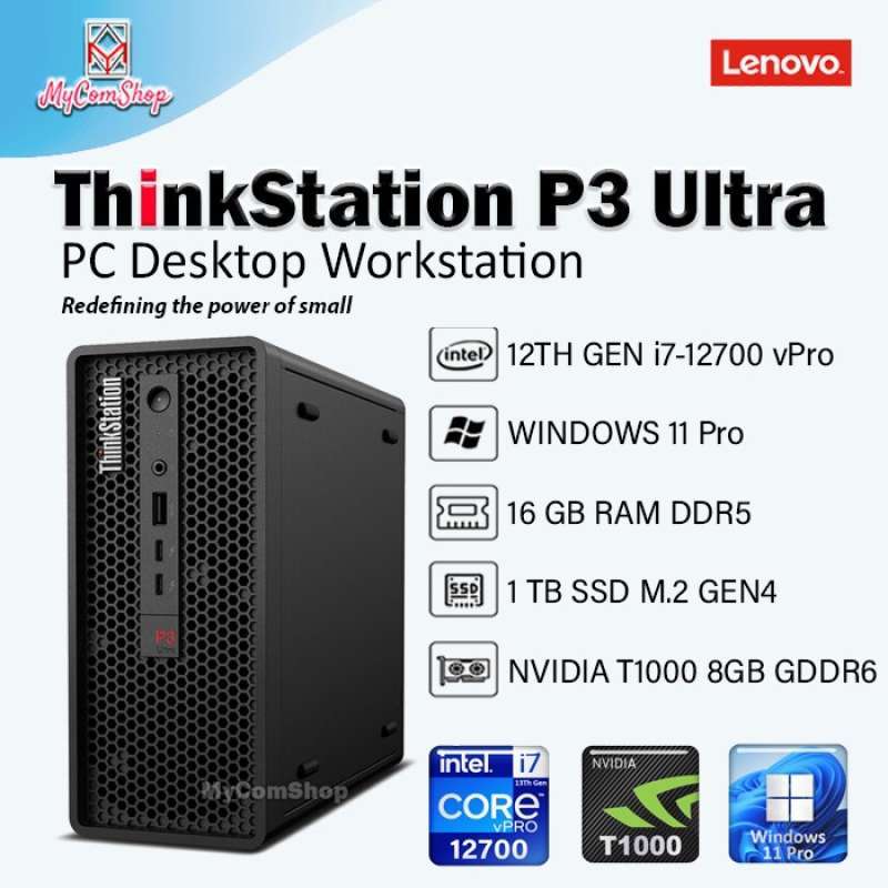 ThinkStation P3 Ultra - 3", 64GB, 1TB SSD