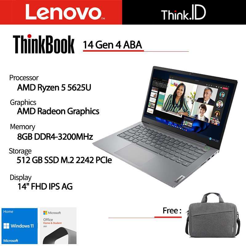 Lenovo ThinkBook 14 G4 ABA - AMD Ryzen™ 5 5625U (2.30GHz