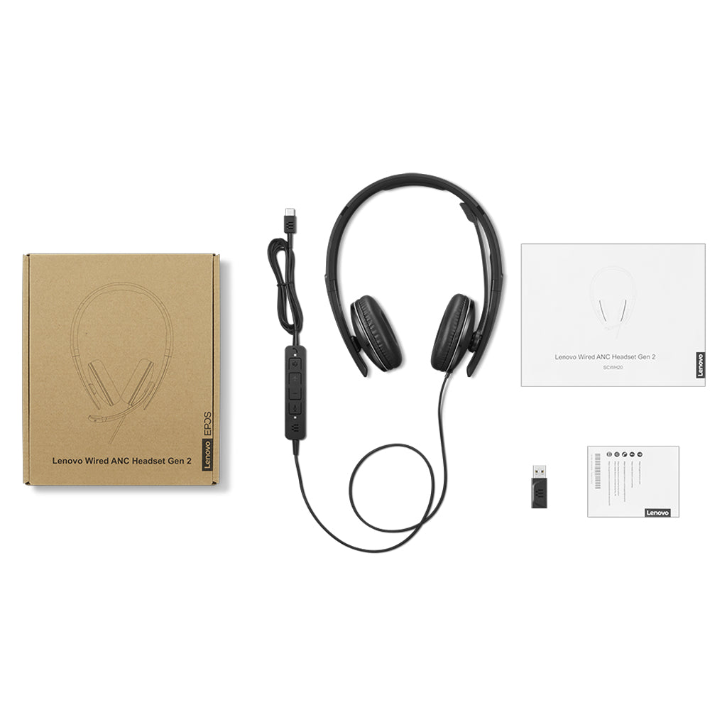 Lenovo Wired ANC Headset Gen 2 (Teams)