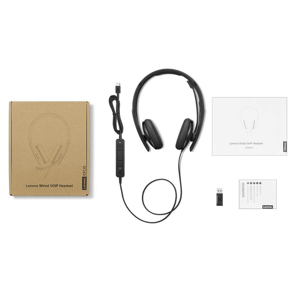 Lenovo Wired VoIP Headset (Teams)