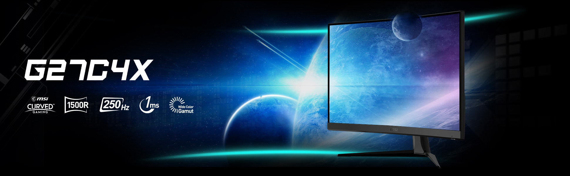 MSI G27C4E2 27IN VA 1920 X 1080 FHD 170HZ 1MS