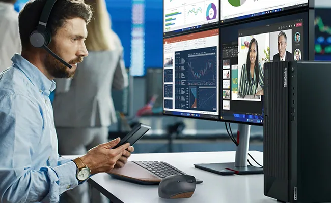 ThinkCentre M90t Gen 5 - Intel® Core™ i9-14900 vPro® (E-cores up to 4.30GHz