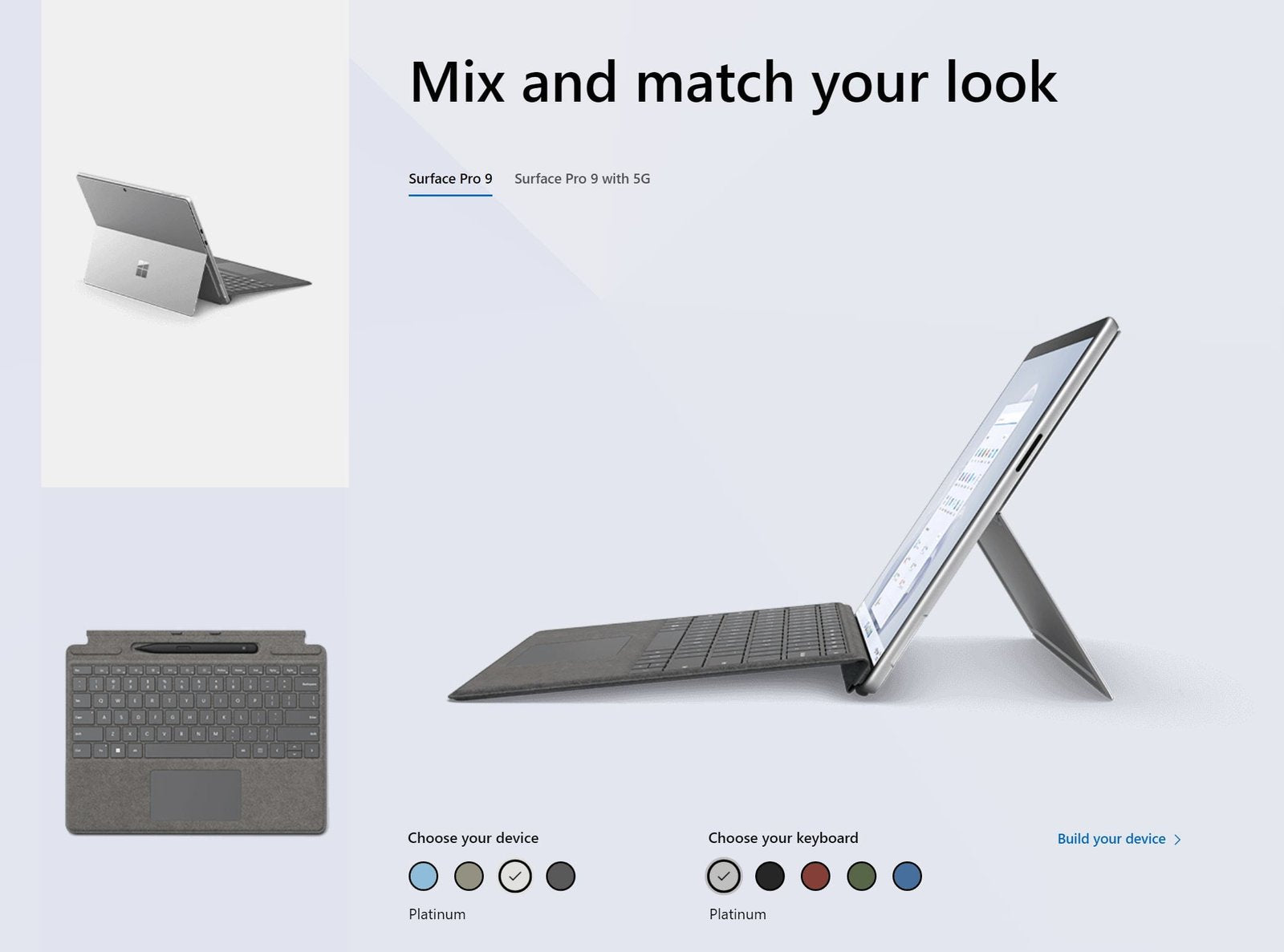 Microsoft Surface Pro 9 Commercial - Core 4.8GHz, 13Inch 10