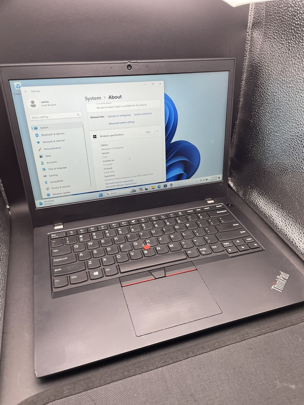 ThinkPad L14 G2 - 14", 16GB, 256GB SSD