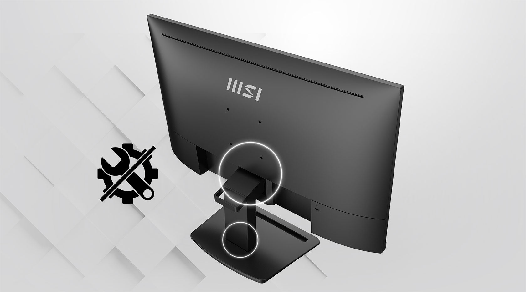 MSI 24Inch WHITE IPS FHD 16:9 100HZ HDMI 1.4 USB-C TILT SWIVEL HEIGHT PIVOT SPEAKERS