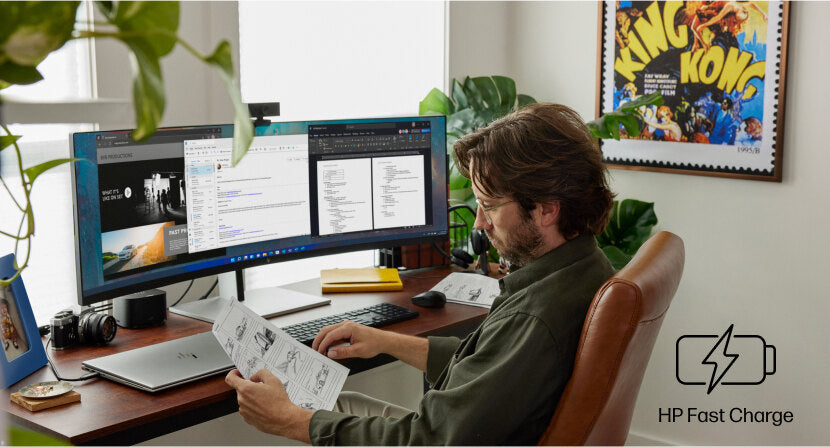 HP E45c G5 DQHD Curved Monitor - 44.5Inch, DQHD (5120 x 1440 @ 165Hz)