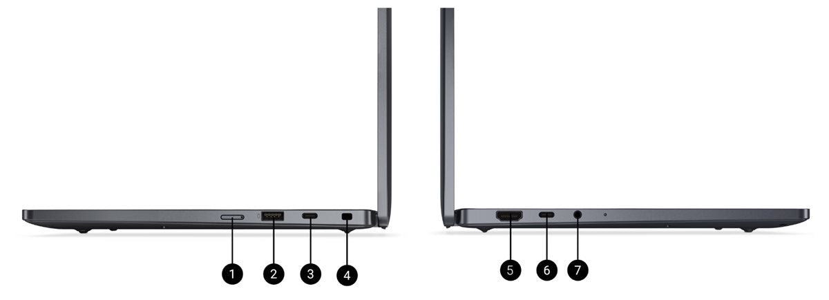 Dell Pro 13 Premium (PA13250) BTX 512 GB TLC SSD E4 Power Cord 1M for US Windows 11 Pro